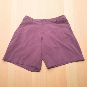 Mens 32 Purple Shorts Outdoor Travel‎ Hiking Casual Golf Athletic Lightweight